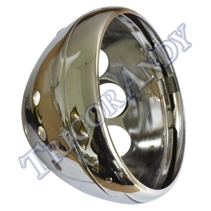 HEADLAMP SHELL/RIM 7 CHR 3 X IDIOT 1 X TOGGLE 3 X WIR 73-78"