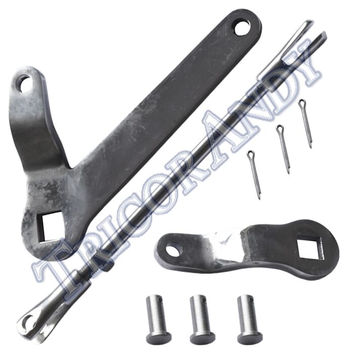 FRONT BRAKE LINKAGE ASSY STAINLESS 7inch BRAKE
