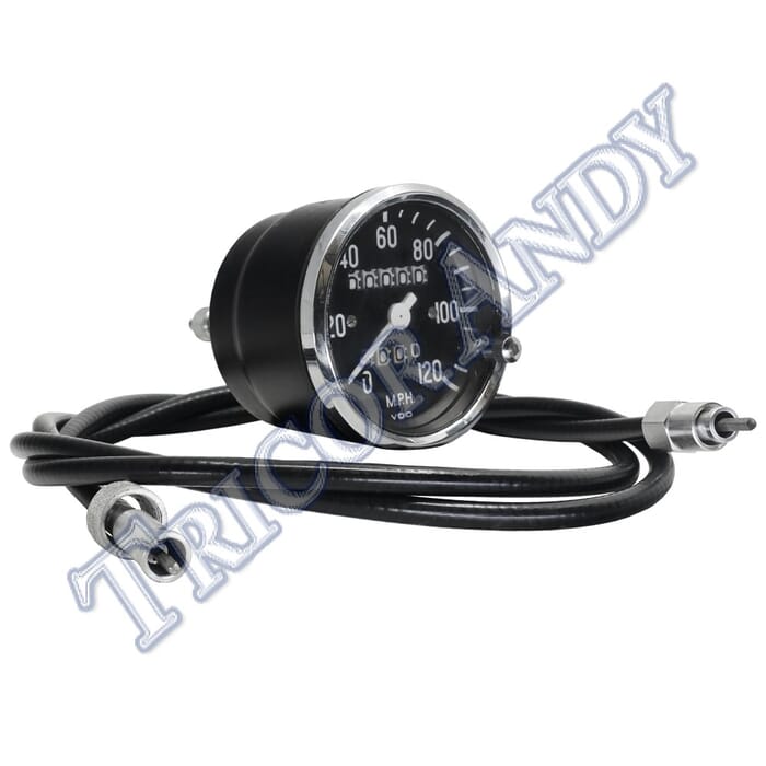 VDO SPEEDO AND CABLE 65 T120C NEW OLD STOCK
