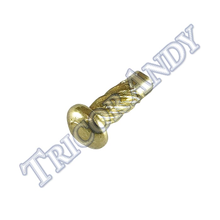 RIVET FOR PATT BADGE BRASS
