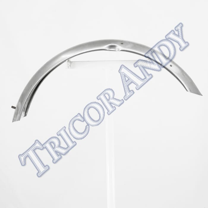 MUDGUARD FRONT MILD STEEL 66-67 SINGLE TAB NO REG PLATE HOLE