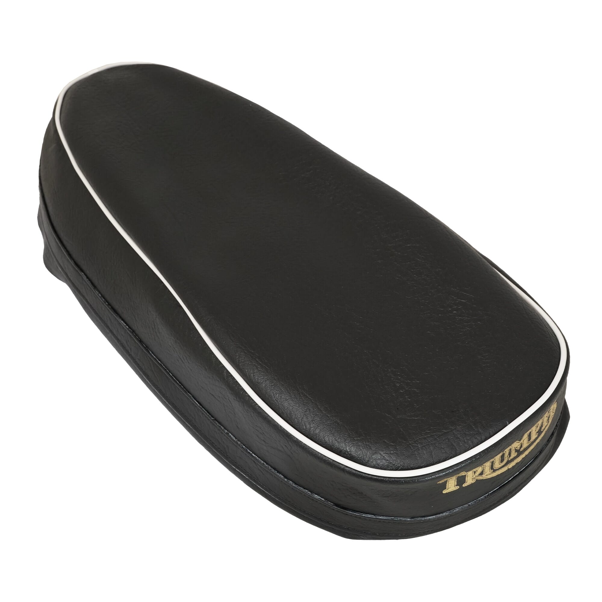SEAT COVER 57 TO 66 BLACK TOP WHITE PIPING